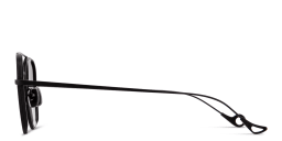 Shop Eyepetizer Build Unisex Round Sunglasses in Black online.