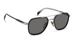 Shop DAVID BECKHAM Talisman Aviator Sunglasses in Black online.