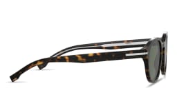 Shop Hugo Boss Logo Lettering Panthos Sunglasses in Havana online.