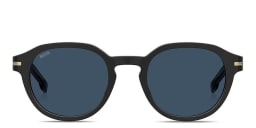 Shop Hugo Boss Logo Lettering Panthos Sunglasses in Black online.
