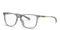 Shop Polaroid Logo-Embossed Wide Rectangle Eyeglasses in Grey online.