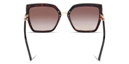 Shop Guess Oversized Cat-Eye Sunglasses in Havana online.