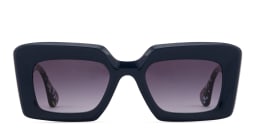 Shop Woodys Stella Limited Edition Square Sunglasses in Blue/Gradient Blue Purple online.