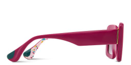 Shop Woodys Stella Limited Edition Square Sunglasses in Pink online.