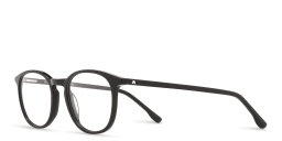 Shop TRICE Unisex Round Eyeglasses with Blue Light Filter in Black online.
