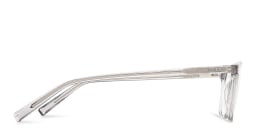 Shop TRICE Square Eyeglasses with Blue Light Filter in Transparent Grey online.