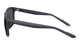 Shop Armani Exchange A|X Logo Square Sunglasses in Blue online.