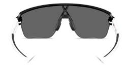 Shop Oakley Corridor SQ Half-Rim Rectangle Sunglasses in Black online.