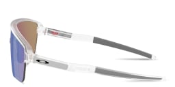 Shop Oakley Corridor SQ Half-Rim Rectangle Sunglasses in Clear online.