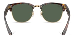 Shop Ray-Ban Clubmaster Reverse Unisex Square Sunglasses in Havana online.
