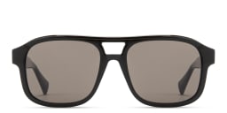 Shop ALL SAINTS Enzo Unisex Aviator Sunglasses in Black online.