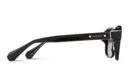 Shop ALL SAINTS Enzo Unisex Aviator Sunglasses in Black online.