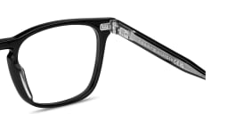 Shop Tommy Hilfiger Square Eyeglasses in Black online.