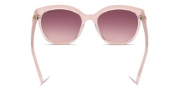 Shop Guess G Emblem Round Sunglasses in Gradient Pink online.