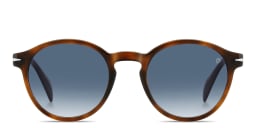 Shop DAVID BECKHAM Talisman Panthos Sunglasses in Brown Havana online.