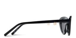 Shop TRICE Delilah Cat-Eye Sunglasses in Black online.