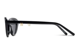 Shop TRICE Delilah Cat-Eye Sunglasses in Black online.