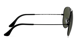 Shop Ray-Ban Pilot Classic Sunglasses in Black online.