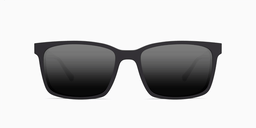 Shop Pair Eyewear The Kirby Unisex Eyeglasses with Sun Top in Black online.
