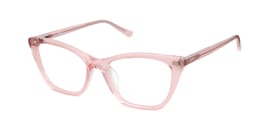 Shop Pair Eyewear The Wanda Eyeglasses in Transparent Pink online.
