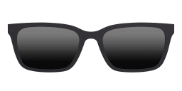Shop Pair Eyewear The Larkin Unisex Eyeglasses with Sun Top in Black online.