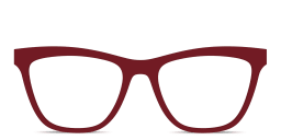 Shop Pair Eyewear The Harper Top in Burgundy/No Lens online.