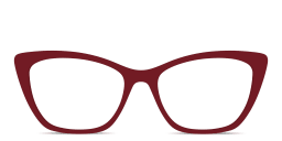 Shop Pair Eyewear The Wanda Top in Burgundy/No Lens online.