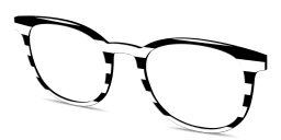 Shop Pair Eyewear The Reese Top in Black & White online.