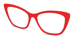 Shop Pair Eyewear The Wanda Top in Red online.