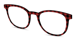 Shop Pair Eyewear The Reese Top in Check Red online.