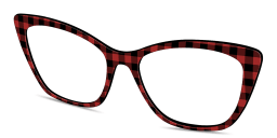 Shop Pair Eyewear The Wanda Top in Check Red online.