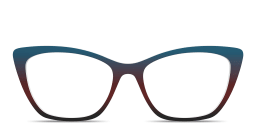 Shop Pair Eyewear The Wanda Top in Teal Espresso Gradient online.