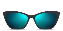 Shop Pair Eyewear The Wanda Sun Top in Black online.
