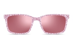 Shop Pair Eyewear The Kirby Sun Top in Rose Gold online.