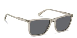 Shop Polaroid Logo Signature Rectangle Sunglasses in Beige online.