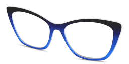 Shop Pair Eyewear The Wanda Top in Black Blueberry Gradient online.