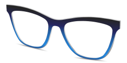 Shop Pair Eyewear The Harper Top in Black Blueberry Gradient online.