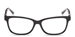 Shop Guess G Motif Rectangle Eyeglasses in Black online.