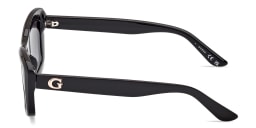Shop Guess G Logo Rectangle Sunglasses in Black online.