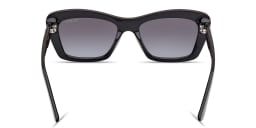 Shop Guess G Logo Rectangle Sunglasses in Black online.