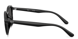 Shop Ray-Ban Embossed Logo Unisex Square Sunglasses in Black online.