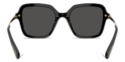 Shop Swarovski Crystal Irregular Sunglasses in Black online.