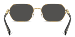 Shop Michael Kors Saint Martin Unisex Irregular Sunglasses in Gold online.