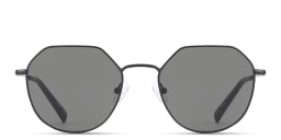 Shop TRICE Logo Irregular Sunglasses in Black online.