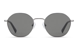 Shop TRICE Logo Irregular Sunglasses in Dark Gunmetal/Smoke online.