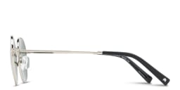 Shop TRICE Logo Irregular Sunglasses in Silver online.