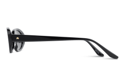 Shop TRICE Logo Oval Sunglasses in Black online.