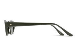 Shop TRICE Logo Irregular Sunglasses in Green online.