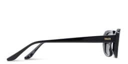 Shop TRICE Logo Rectangle Sunglasses in Black online.