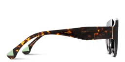 Shop Woodys Uma Cat-Eye Sunglasses in Black online.